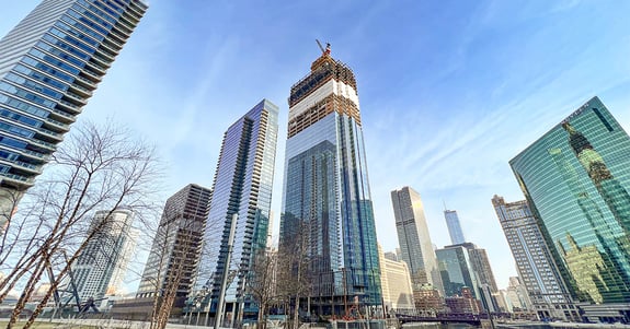 Salesforce Tower Construction - Photo Courtesy Ovation Services | SDS2 Solid Steel Awards 2022