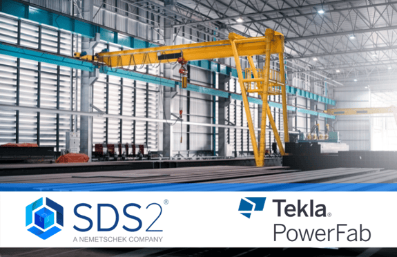 SDS2 integrates directly with Tekla PowerFab