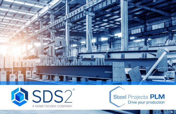SDS2 integrates with Steel Projects for real time fabrication management.