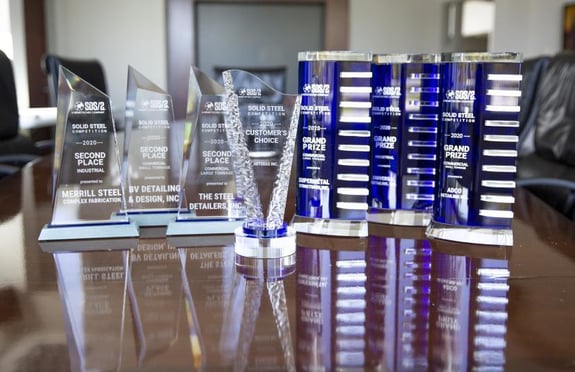 SDS2 Solid Steel Award trophies 2020